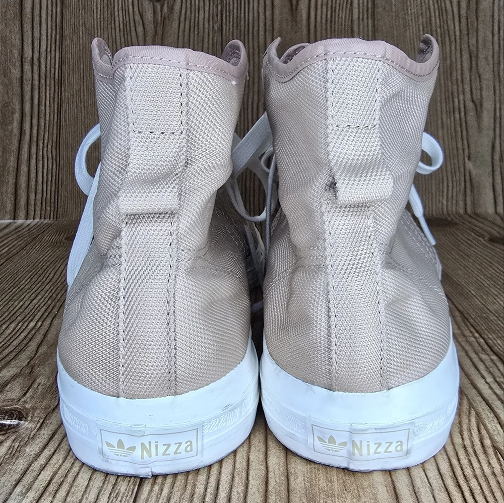 Men’s Adidas Nizza “Pale Nude” High‎ Tol Sneakers Size 11